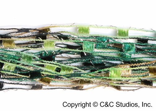 1240 STANDARD GREEN BLACK SILVER GLITTER