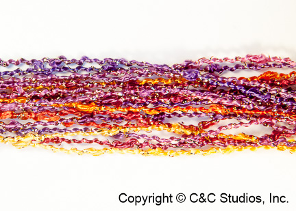 1598 TANGERINE  IRIS SPARKLE