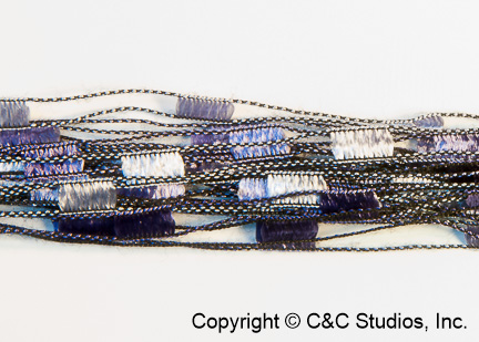 1621:  LAVENDAR PURPLE FRINGE